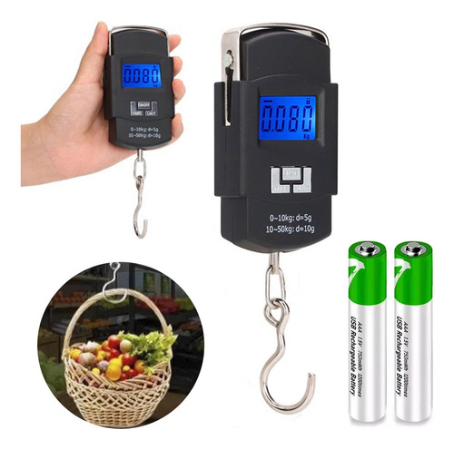 Báscula Electrónica Colgante 50 Kg Adir 12813