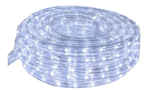 Imagen 1 de 3 de Polaris, Magueraled Blanca, Luces Lead Para Navidad Uso Rudo