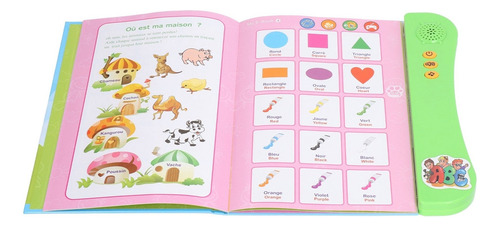 Libro Interactivo Para Niños Pequeños Francés Inglés Sonido