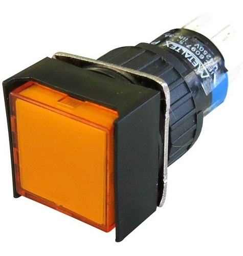 Botão Pulsador Iluminado P16-is7 24v 16mm 2rev - Metaltex