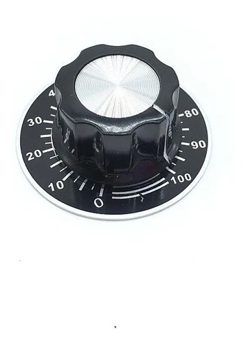 Knob Potenciômetro 6mm Com Escala- Unitário