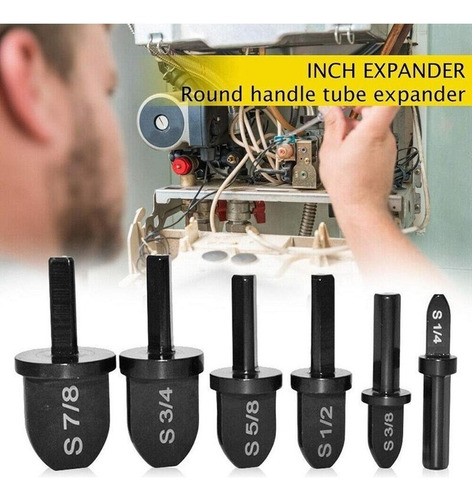 Kit 6 Expansores De Tubos Cobre Gasfiter Aire Acondicionado