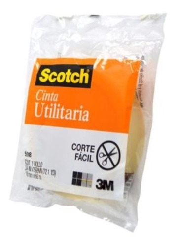 Cinta 3m 5081866 Scotch 508 18mm X 66m Paquete Con 8pzas /vc