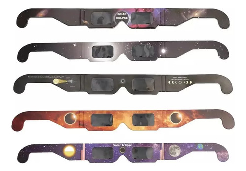 20pzs Gafas / Lentes Para Eclipse Solar Con Certificado Iso