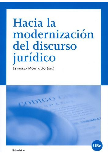 Libro Hacia La Modernización Del Discurso Jurídico