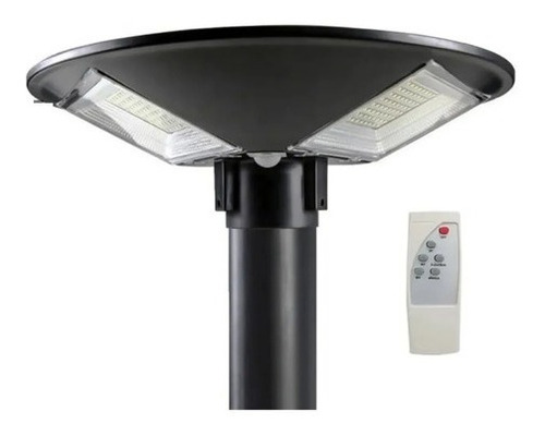 Foco Solar Poste 500w Con Sensor De Movimiento + Control