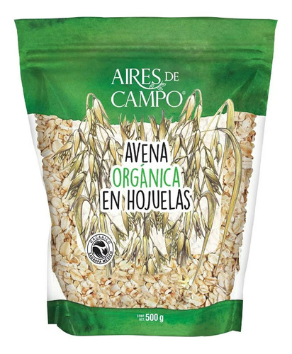 Avena Orgánica En Hojuelas Aires De Campo 500g