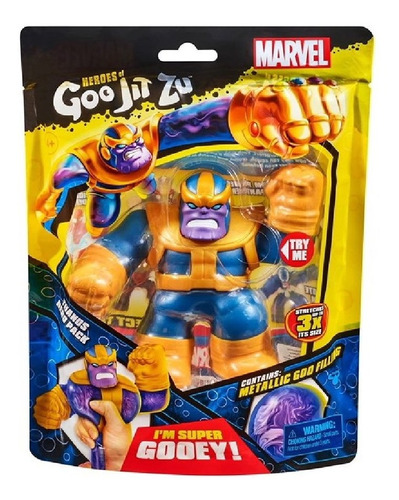 Goo Jit Zu - Figura Thanos 10 Cm Marvel