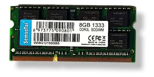 MEMORIA DDR3 8GB PORTATIL 1333-1600 MHZ