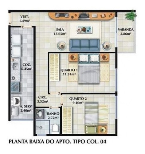 Imagem 18 de 21 de Apartamento Para Venda No Barro Vermelho Em São Gonçalo - Rj - 107