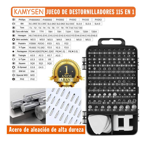 Destornilladores De Precisión Set De Precisión 115 En