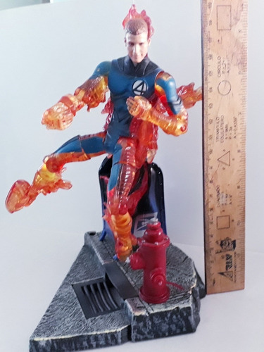 Figura Cuatro Fantásticos Antorcha Humana Toy Biz 2005 #64 (Usado)