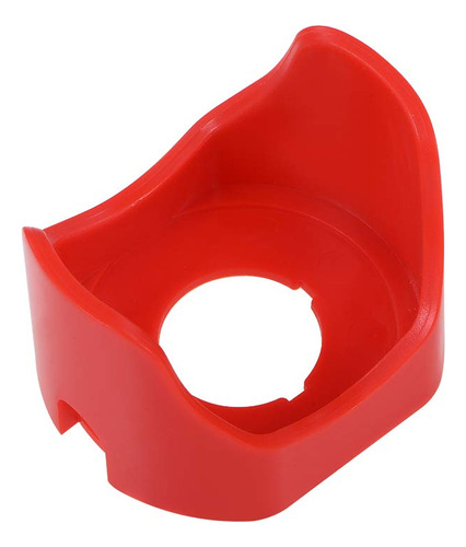 Uxcell 0.866 Plastico Tapa Boton Pulsador Pie Estuche Rojo