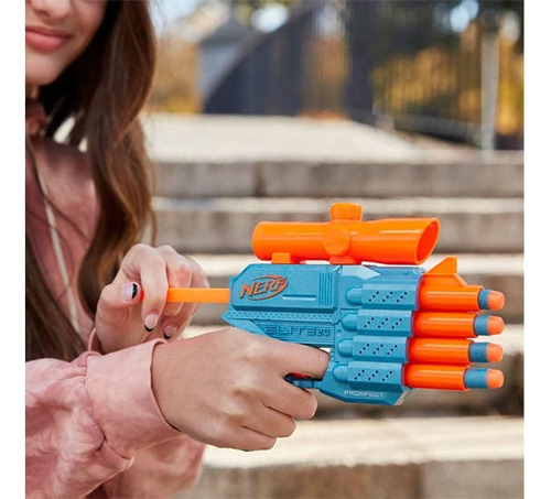 Lanzador Nerf Elite 2.0 Prospect Qs4 8 Dardos Nerf Elite