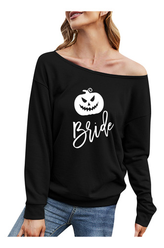 Blusa En Forma De C Para Mujer, Casual, Con Estampado De Hal