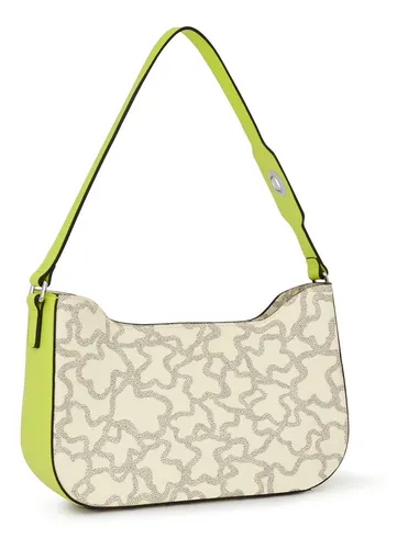 Bolso baguette beige hotsell