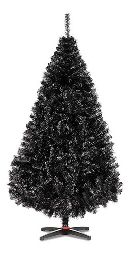 Arbol De Navidad Naviplastic Monarca De Lujo Negro 160cm Color Negro