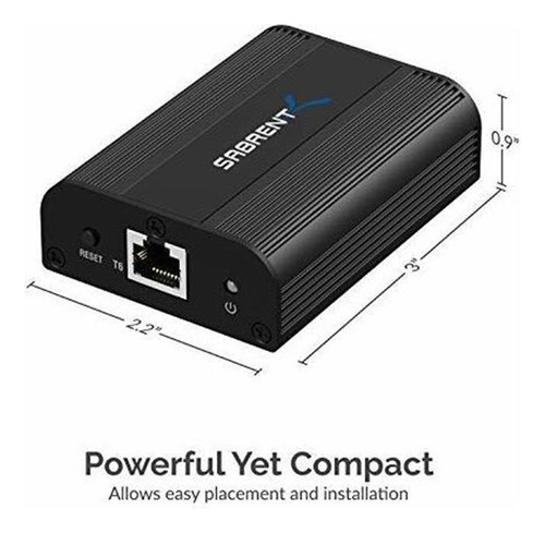 Sabrent Extensor Hdmi 4k A Traves De Cat6 60 Metros200 Pies