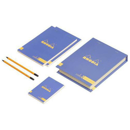 Conjunto Blocos The Essential Color Box Rhodia Blue