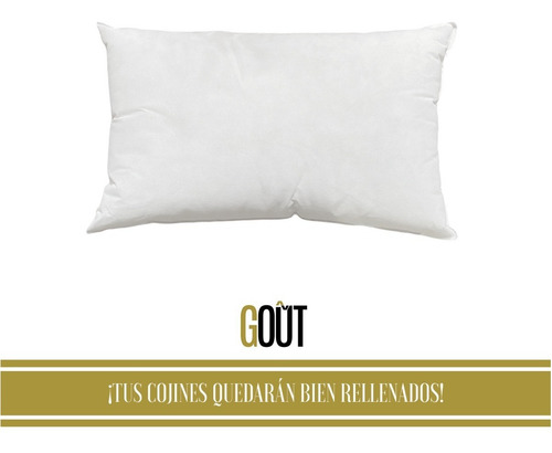 Imagen 3 de 7 de 3 Rellenos Premium Para Cojín Decorativo 30x50 Cm Marca Goût