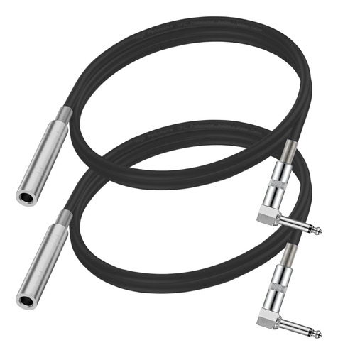 Paquete De 2 Cables Adaptadores Ts Macho A Hembra 1 Metro Ne Color