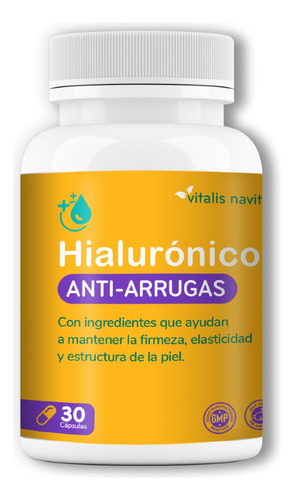 Cápsulas Ácido Hialurónico Anti Arrugas | Vitalis Navitas