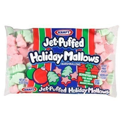 Kraft Jet-hinchó Mallows Vacaciones Vainilla Malvaviscos Ros