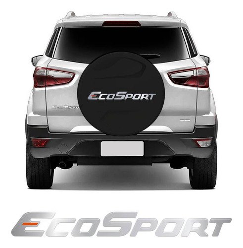 Adesivo Resinado Emblema Ford Ecosport Capa Estepe 13/14