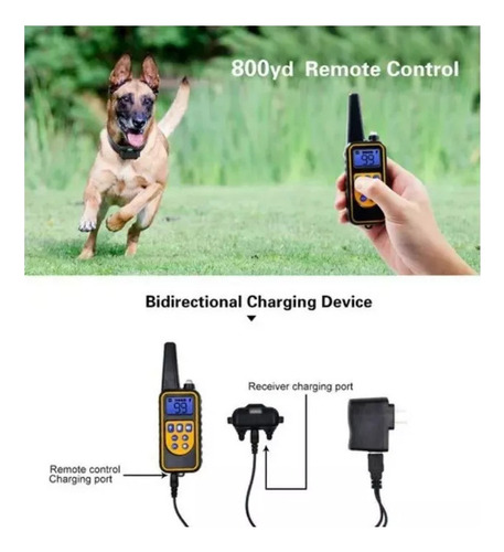 1 Collar De Choque Elecom Con Control Remoto Anti-cáscara