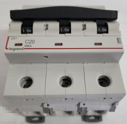 Interruptor Automatico 3p 20a Curva C 50ka 410162 Legrand