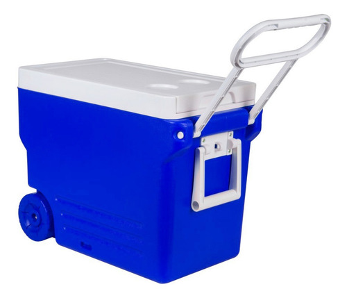 Enfriador Rolling Cooler Para Acampar, 32 Litros, Con Forma