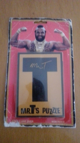 Juego Mr. T Puzzle Rompecabezas En Blister Vintage 1983