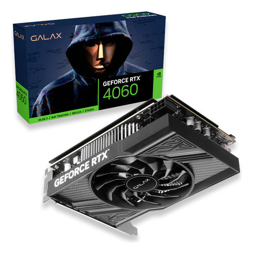 Placa De Vídeo Rtx 4060 8gb 128bits 1-click Oc 1x Galax