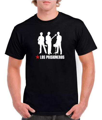 Polera Hombre Los Prisioneros Algodon