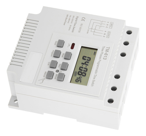 Relé De Tiempo Digital Tm-163 Trifásico 380v Smart Weekly