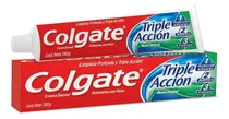 Comprar Colgate Triple Accion Anticaries Con Fluor De 180 Gramos.