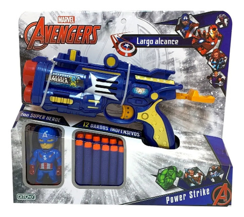 Pistola De Dardos Avengers Ditoys