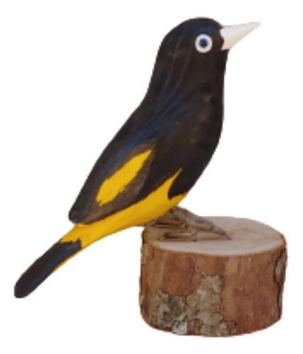 Xexeu No Toco/pássaro De Madeira