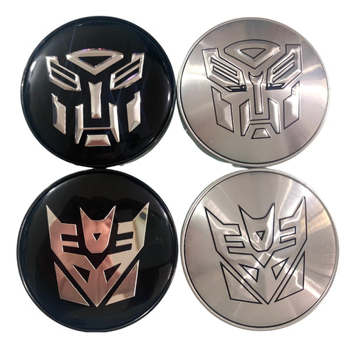 4 Centros De Rin Transformers 60mm