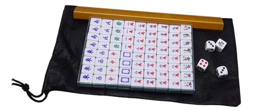 Compra online de Mini conjunto de mahjong com mesa dobrável de