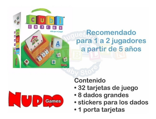 Combo Juego Didáctico Cubisilabas Y Cubiletras Para Aprender