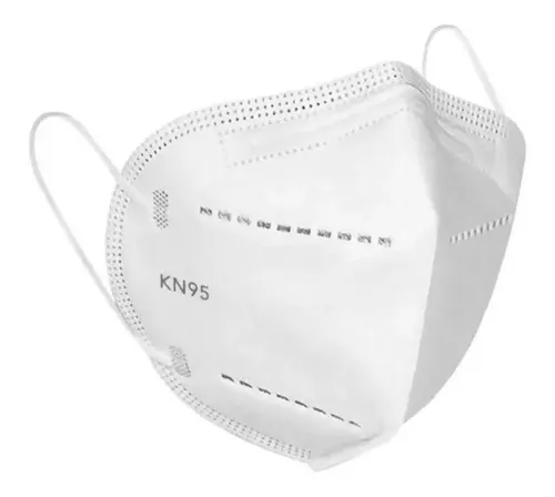 Barbijo Kn95 Mascarilla Facial X100 Unidades Color Blanco