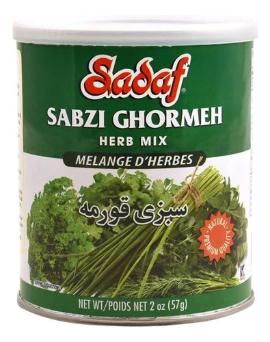 Sadaf Sabzi Ghormeh - Mezcla De Hierbas Secas Ghormeh Sabzi,