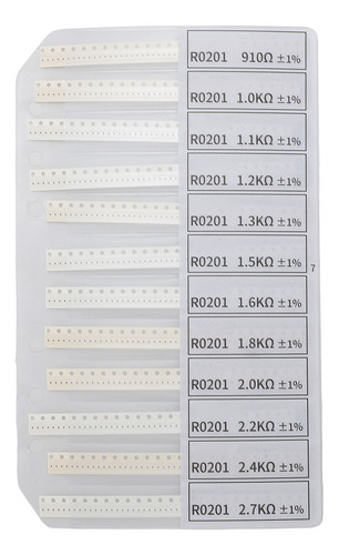 Livro De Amostras De Capacitores De Resistores Resistor Smd