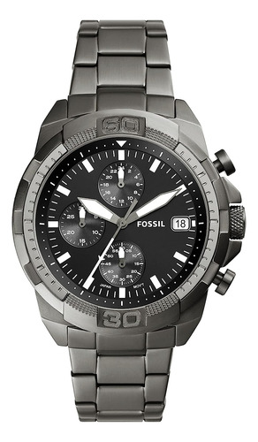 Reloj Pulsera Fossil Fs5852 Del Dial Negro