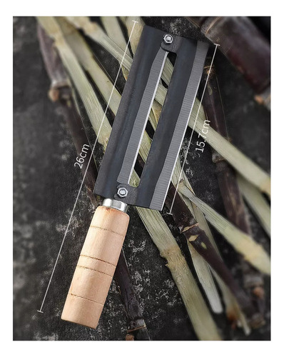 For For Para 2×cuchillo For Pelar Caña Azúcar, Pelador