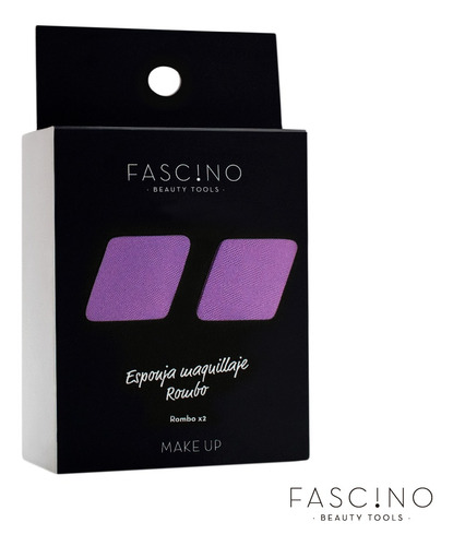 Imagen 4 de 6 de Set 2 Esponjas De Maquillaje Rombo Latex Fascino