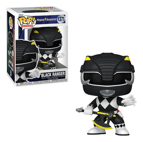 Funko Power Rangers Black Ranger 1371 Nuevo Original