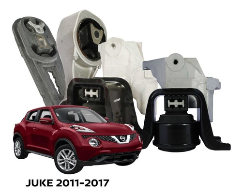 Jgo Soportes Motor Y Caja Juke 2012 Nissan