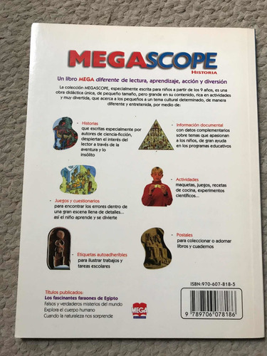 Libro Megascope Los Fascinantes Faraones De Egipto Español (Usado)